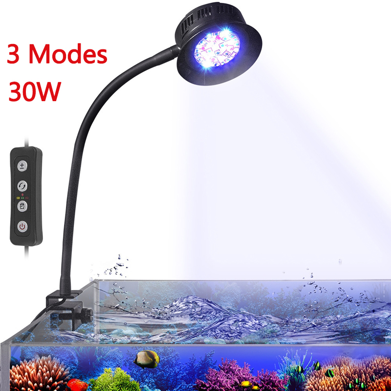 Marine Aquarium Timing - 30W 수족관 LED 리프 라이트 디밍