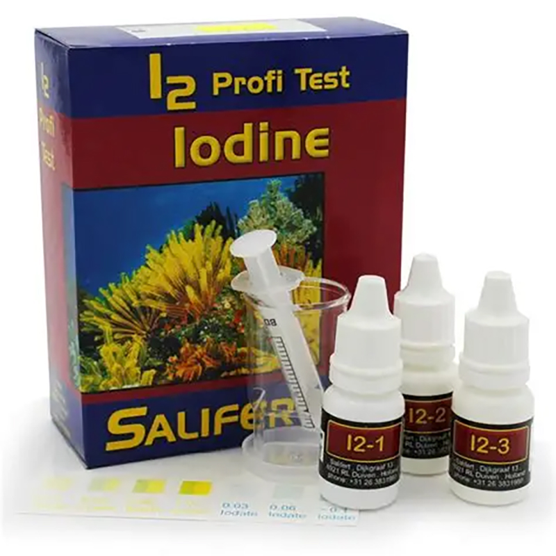 Marine Test Kit - 살리퍼트 요오드 I2 프로피-테스트 - 고정밀