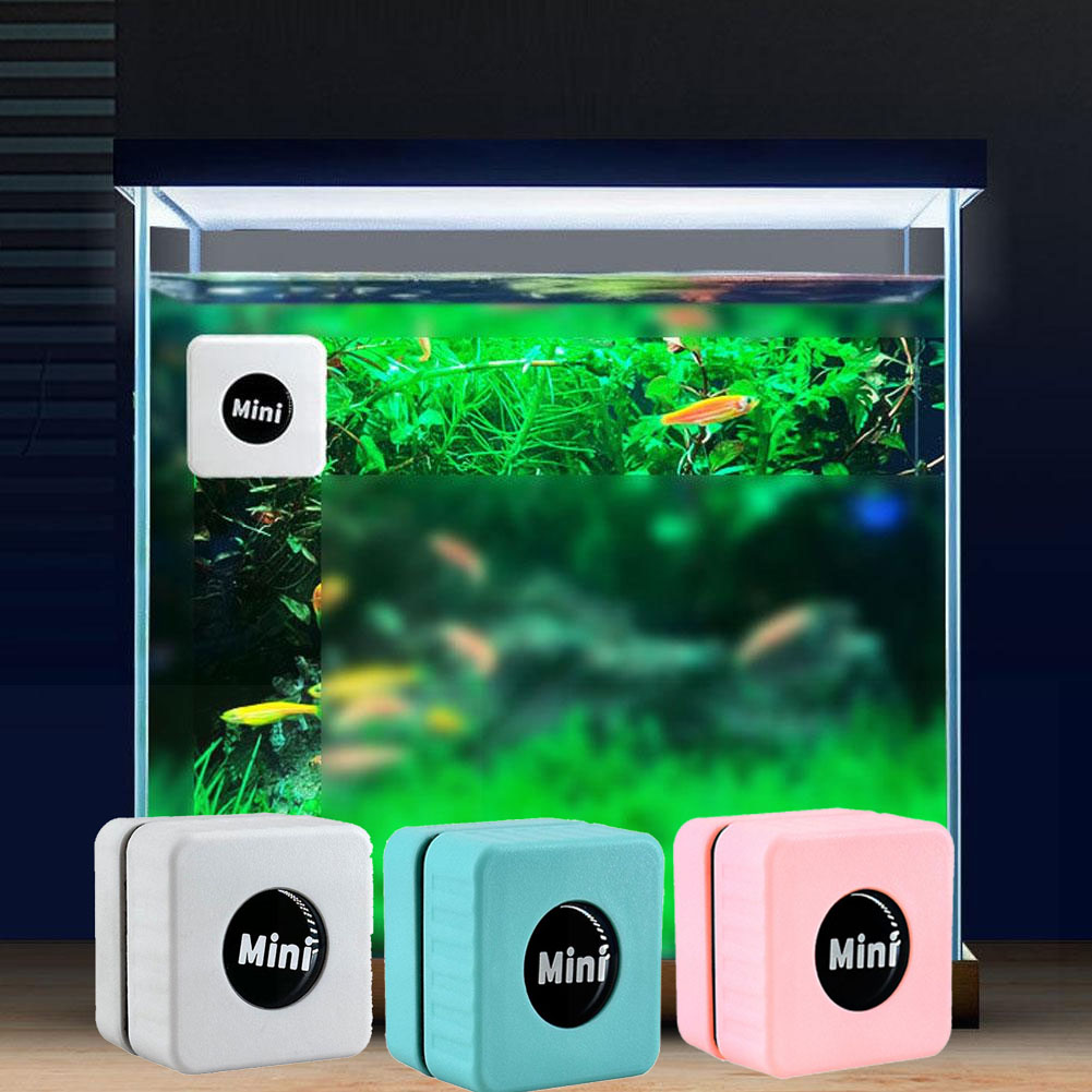 Marine Aquarium Glass Scraper - 자석식 어항 유리 청소기 미니 사각형