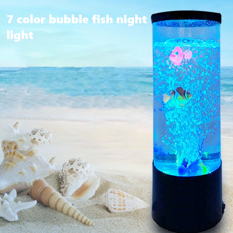 Marine Aquarium Live - LED 물고기 램프 주변 야간 조명,