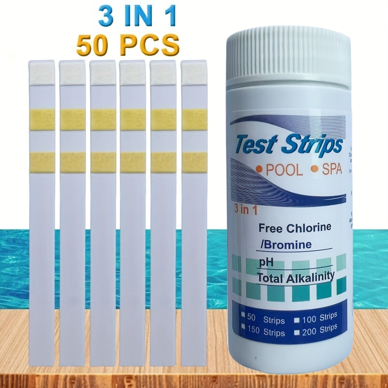 Marine Test Kit - 염소 PH 테스트 스트립 SPA 수영장
