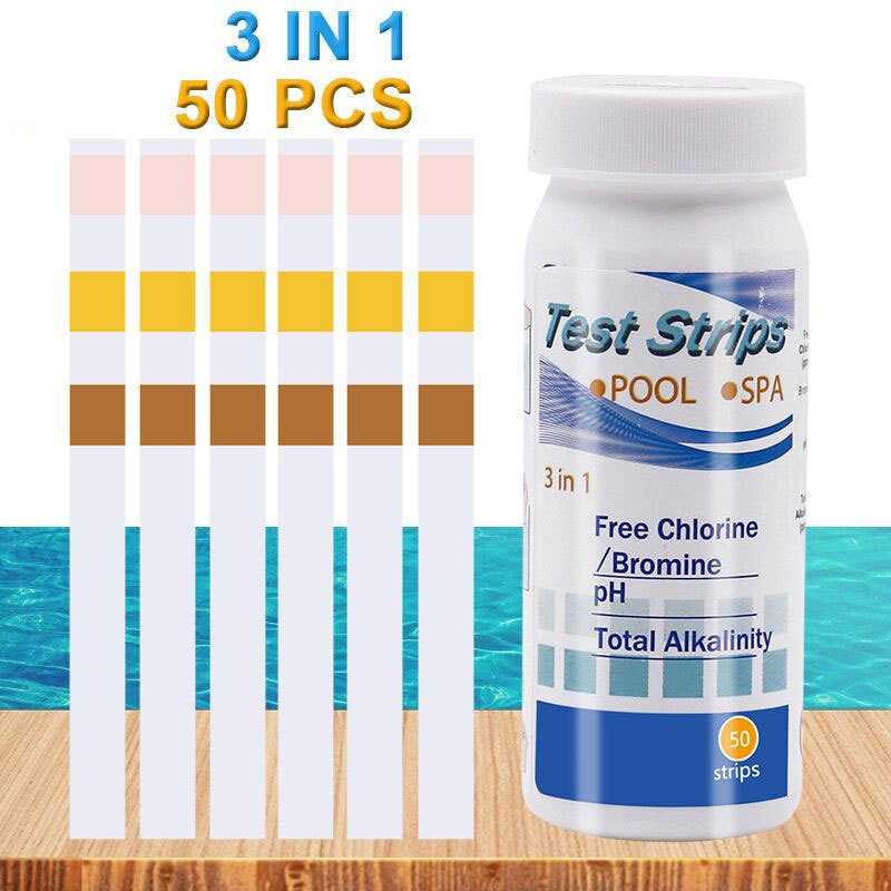 50pcs 염소 PH 테스트 스트립 SPA 수영장 물  - Marine Test Kit 리뷰 및 가격