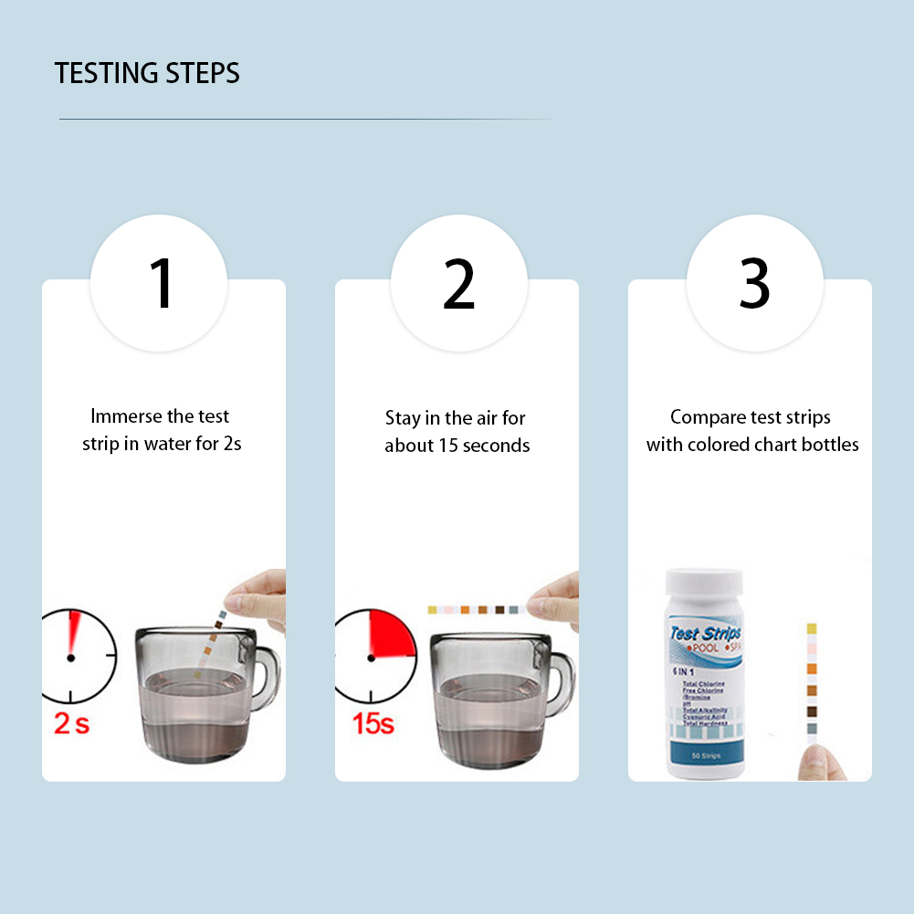 50/100pcs 물 테스트 PH 스트립 수영장 PH  - Marine Test Kit 리뷰 및 가격