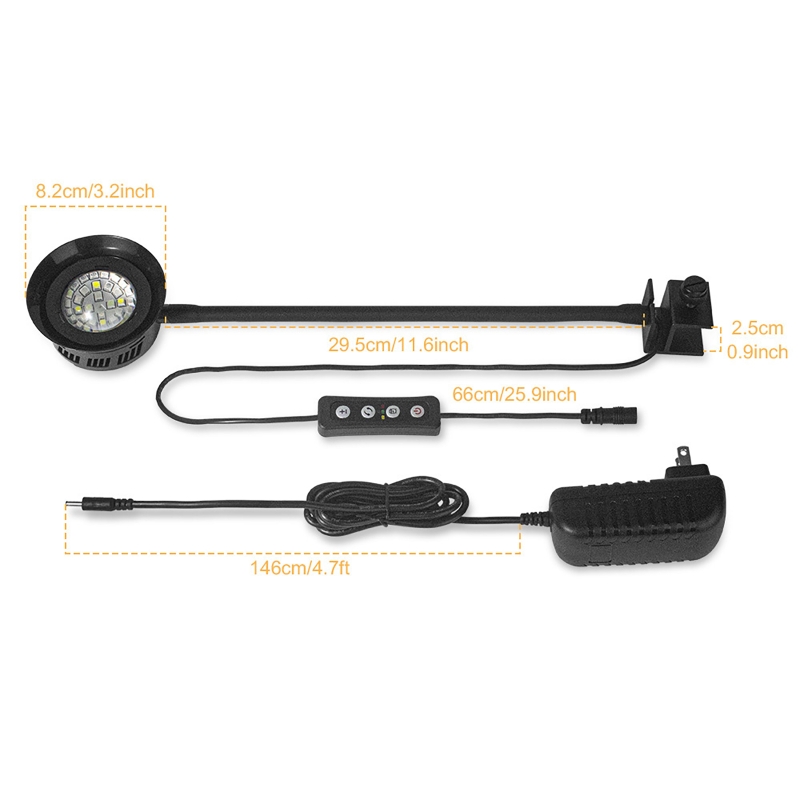 30W 수족관 LED 리프 라이트 디밍 가능 조명 해양 - Marine Aquarium Timing 리뷰 및 가격