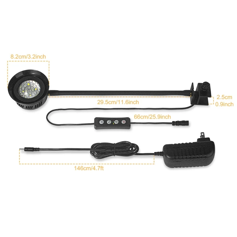 30W 조광 가능한 해양 LED 수족관 조명, 리프 라 - Marine Aquarium Timing 리뷰 및 가격