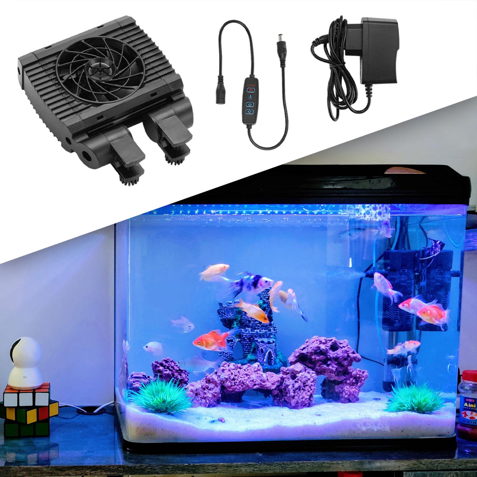 어항 냉각 팬 수족관 냉각기 온도 조절기 해양 담수용  - Marine Aquarium Temperature 리뷰 및 가격