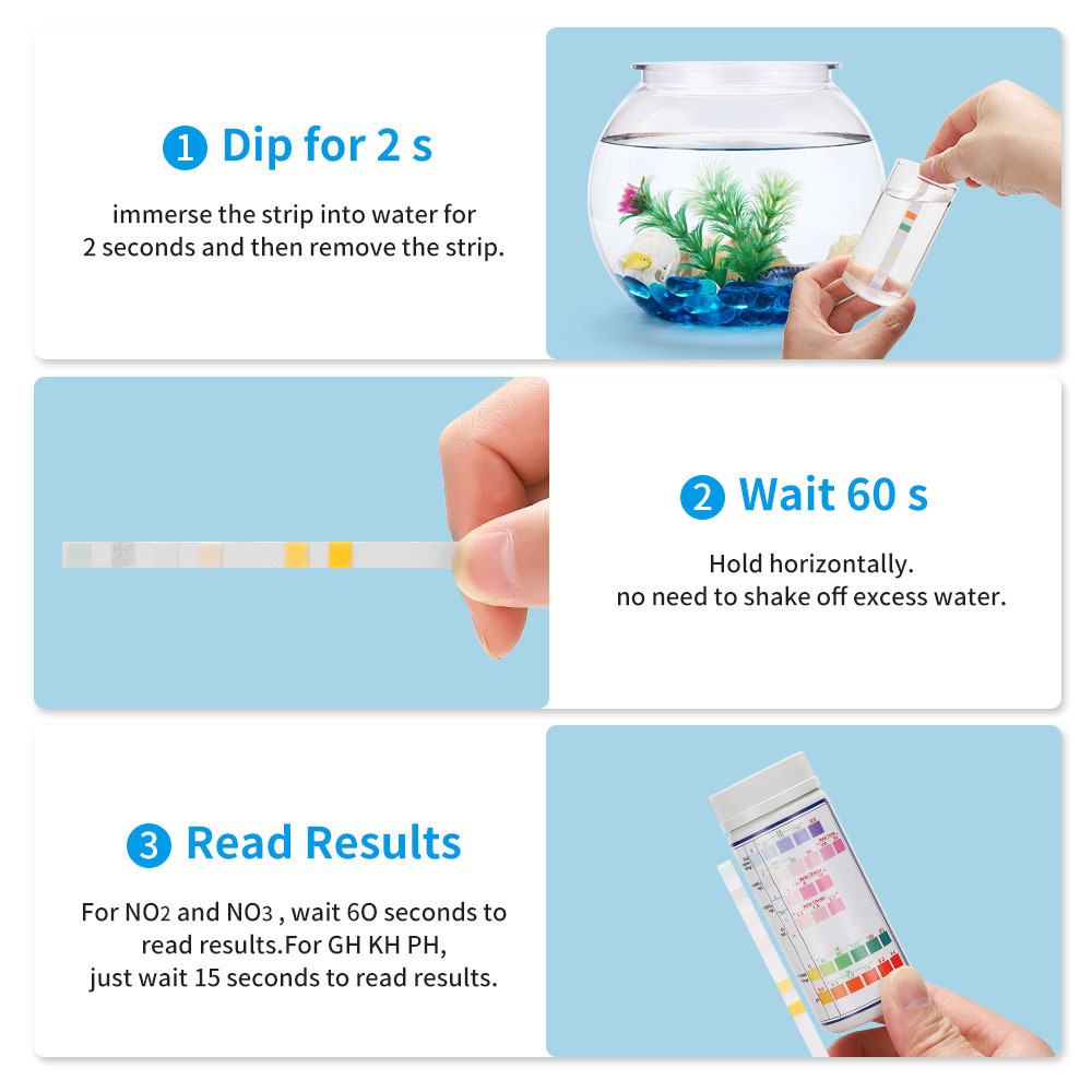 수질 테스트 스트립, 어항 암모니아 질소 니트라이트 테 - Marine Test Kit 리뷰 및 가격