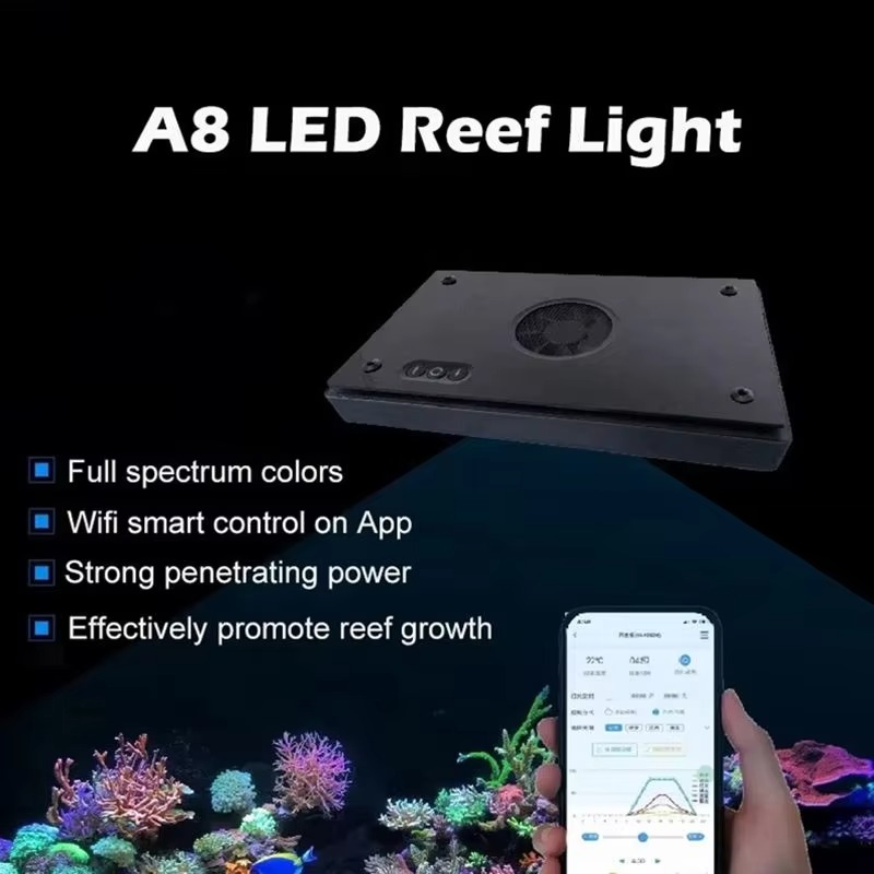 A8Pro II Max/블루 215W 풀 스펙트럼 LE - Aquarium Marine Blue 리뷰 및 가격