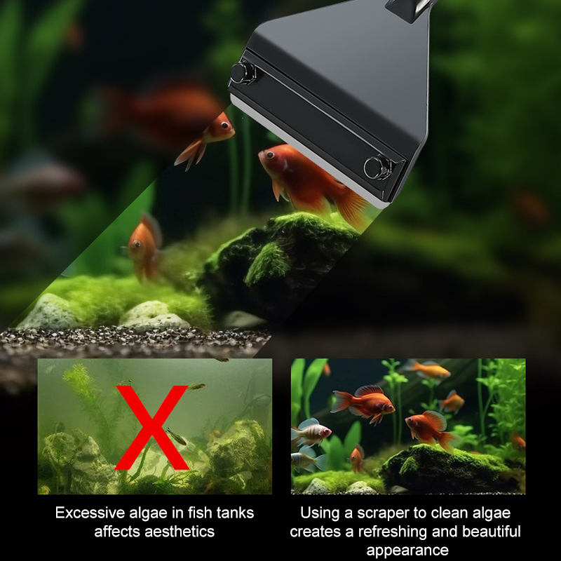 수족관 조류 제거제 알루미늄 합금 스테인레스 스틸 스크 - Marine Aquarium Glass Scraper 리뷰 및 가격