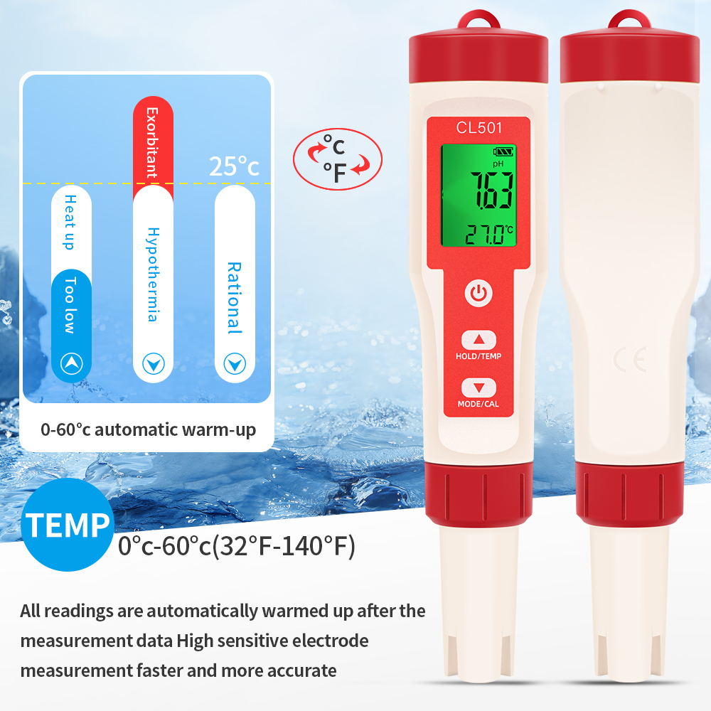 PH/CL2/H2/ORP/온도 측정기 염소 검출기 수영 - Marine Test Kit 리뷰 및 가격