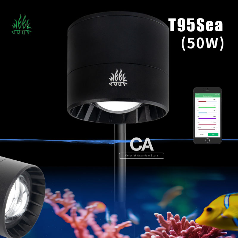 위크 아쿠아 수족관 조명 제조업체 블루 리프 라이트 L - Aquarium Marine Blue 리뷰 및 가격