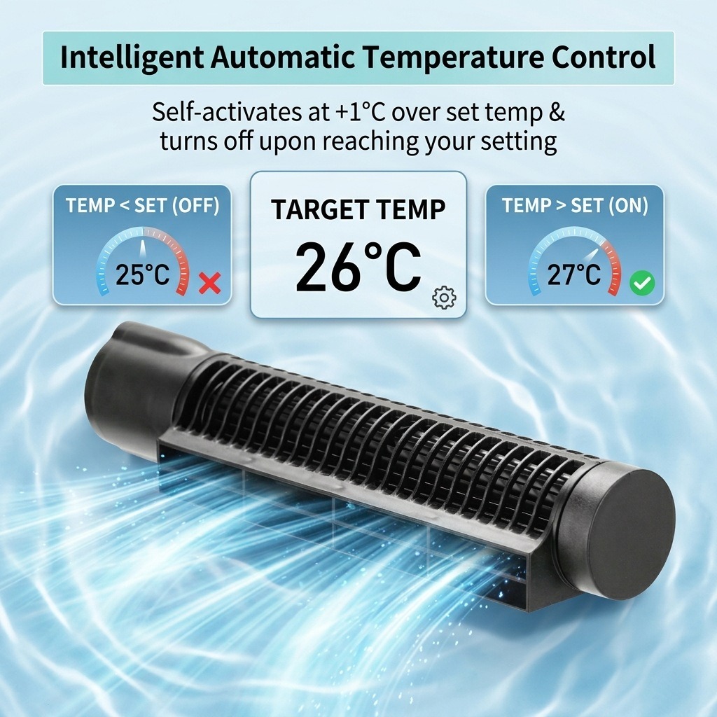 3w/4w 수족관 냉각 팬 자동 온도 조절 어항 냉각  - Marine Aquarium Temperature 리뷰 및 가격