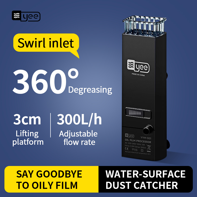 3W 수족관 표면 오일 스키머 필터 미니 음소거 자동  - Marine Aquarium Protein Skimmer 리뷰 및 가격