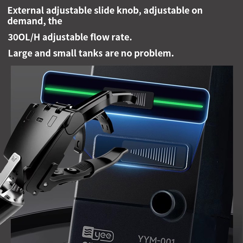 3W 수족관 표면 오일 스키머 필터 미니 음소거 자동  - Marine Aquarium Protein Skimmer 리뷰 및 가격