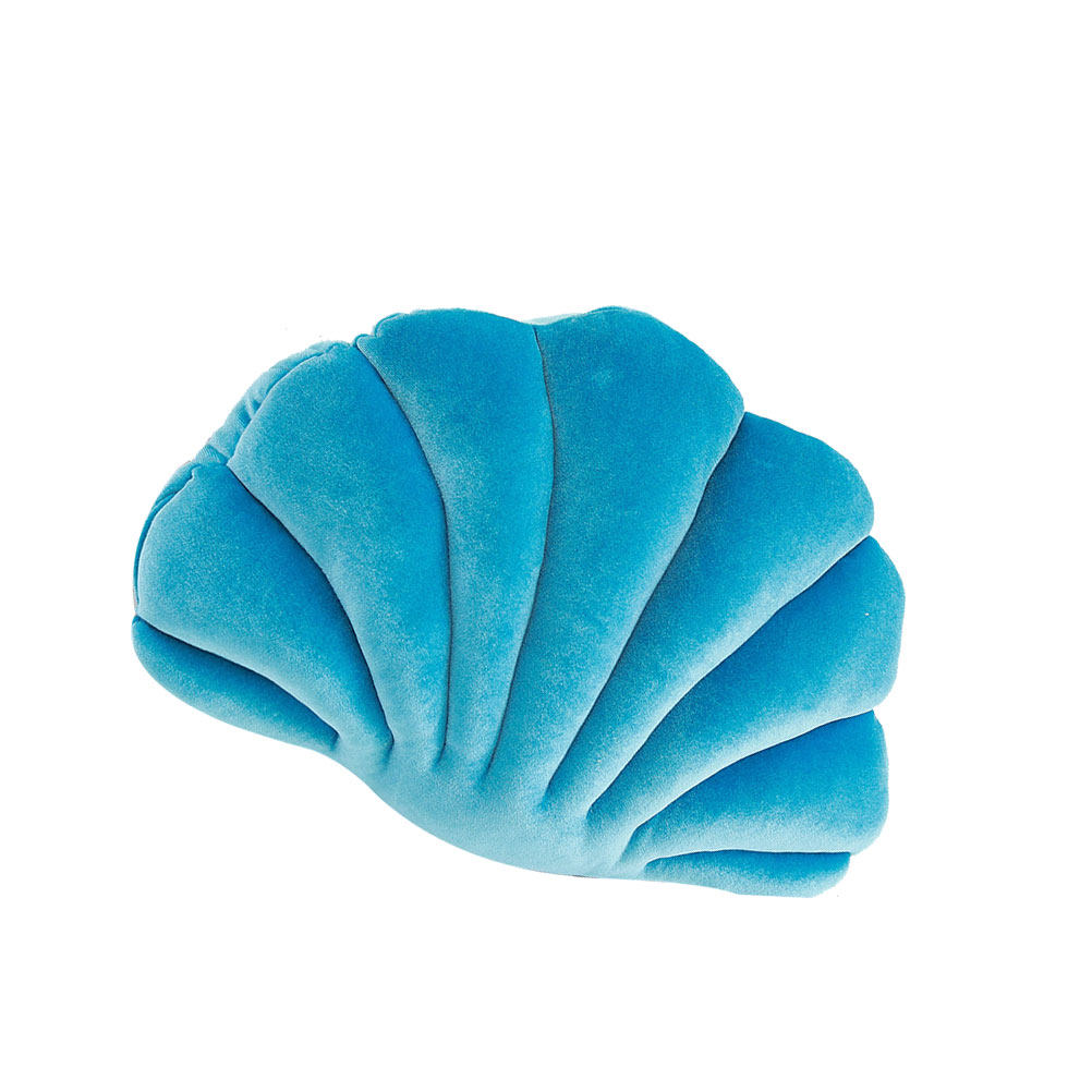 1Pcs 쉘 모양 던지기용 베개 고품질 소프트 백 쿠션 - Aquarium Marine Blue 리뷰 및 가격