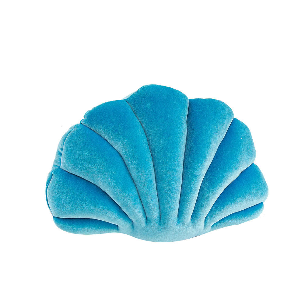 1Pcs 쉘 모양 던지기용 베개 고품질 소프트 백 쿠션 - Aquarium Marine Blue 리뷰 및 가격