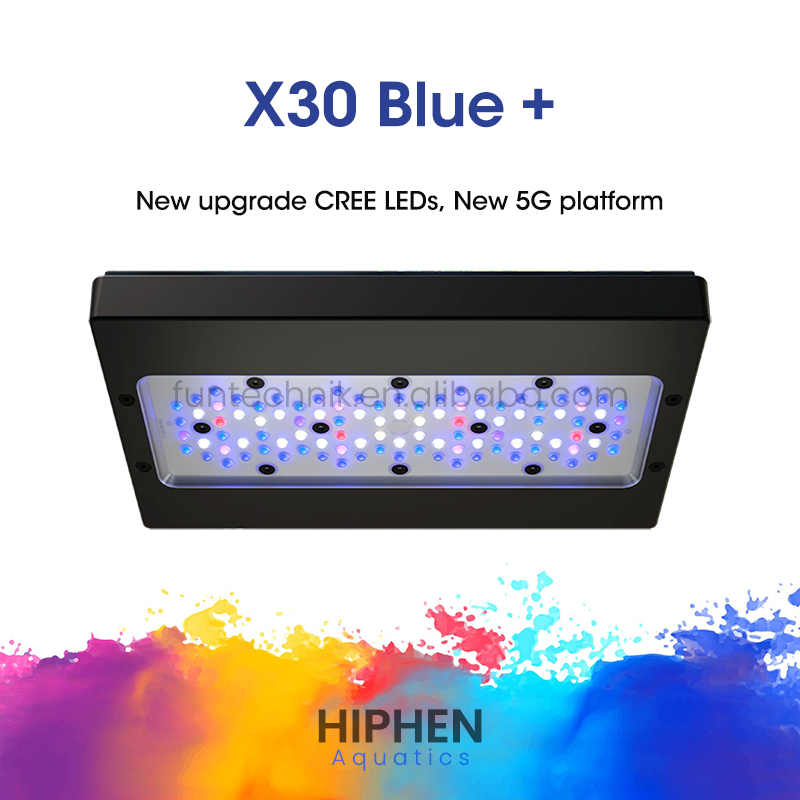 X30 블루+ 스마트 215W 풀 스펙트럼 WiFi 앱 - Aquarium Marine Blue 리뷰 및 가격