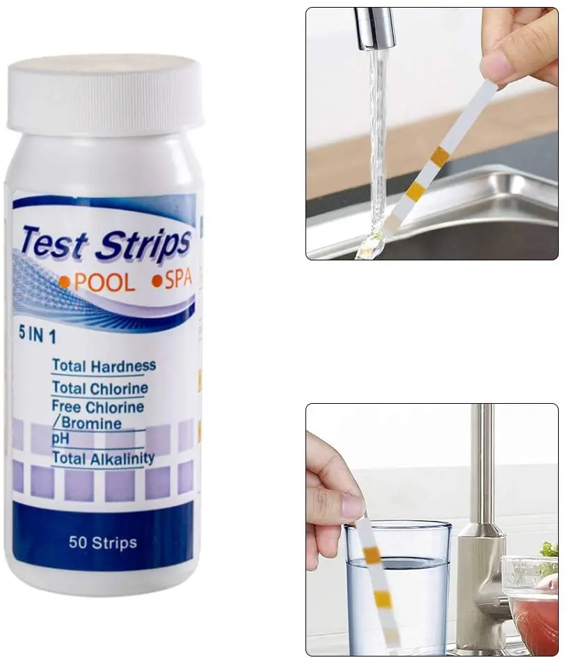 SPA 수영장 물 테스터 종이 경도 Tool50pcs  - Marine Test Kit 리뷰 및 가격