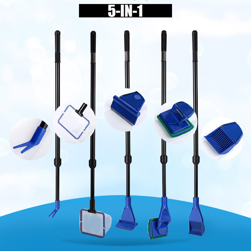 6-IN-1 수족관 청소 도구 키트 물고기 탱크 청소  - Marine Aquarium Glass Scraper 리뷰 및 가격