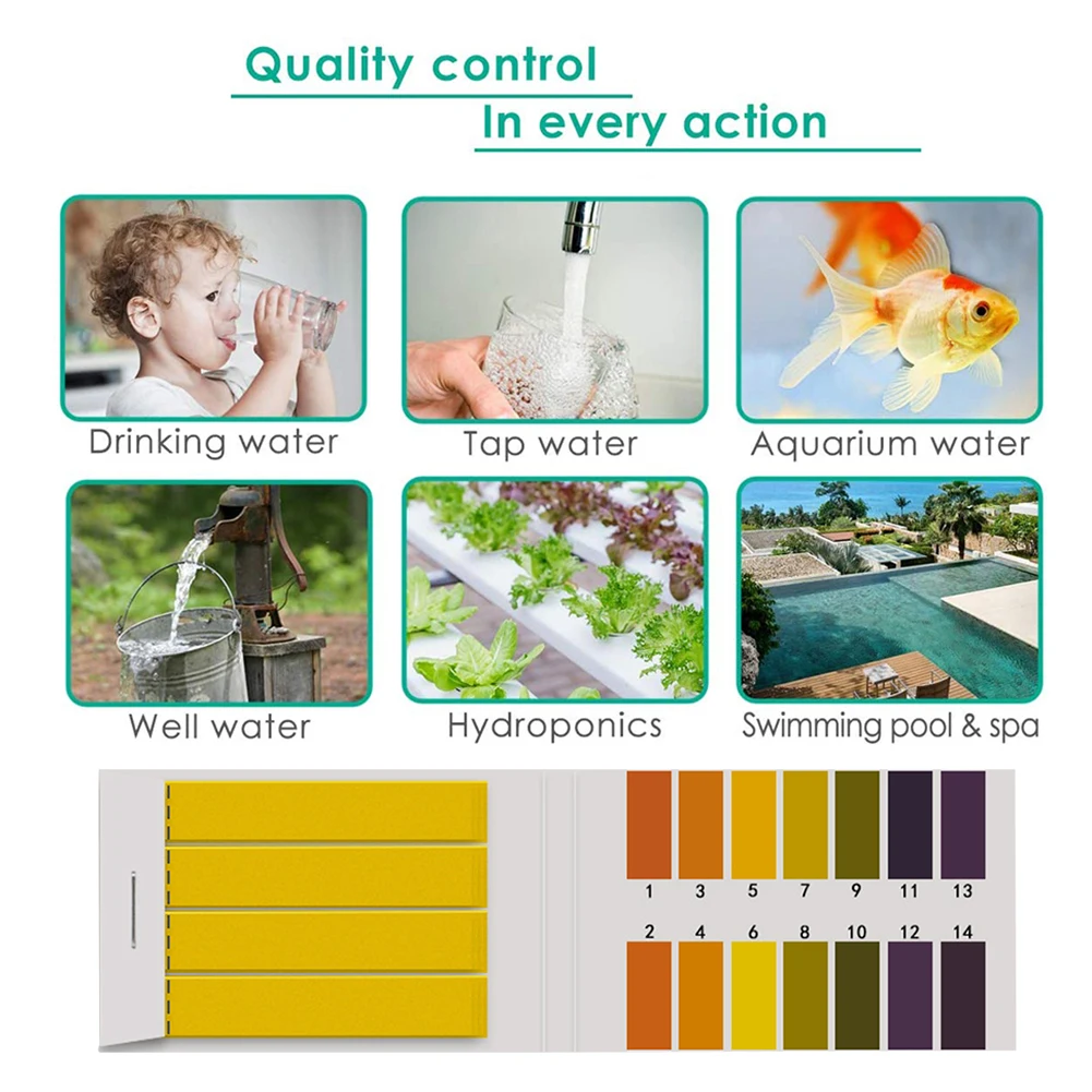 물 PH 리트머스 종이에 대 한 80-400pcs PH - Marine Test Kit 리뷰 및 가격